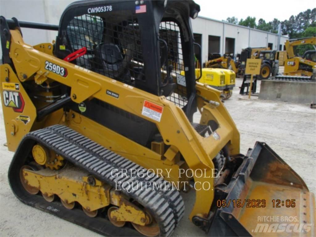 CAT 259D3 Vikšriniai krautuvai