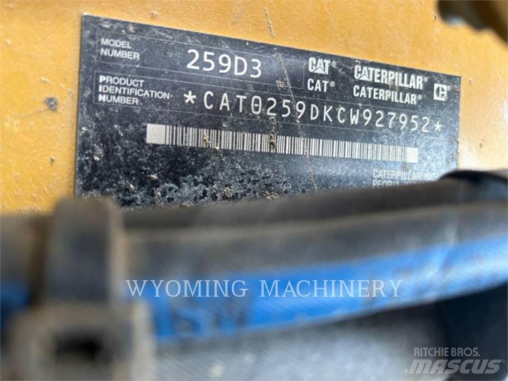 CAT 259D3 Krautuvai su šoniniu pasukimu