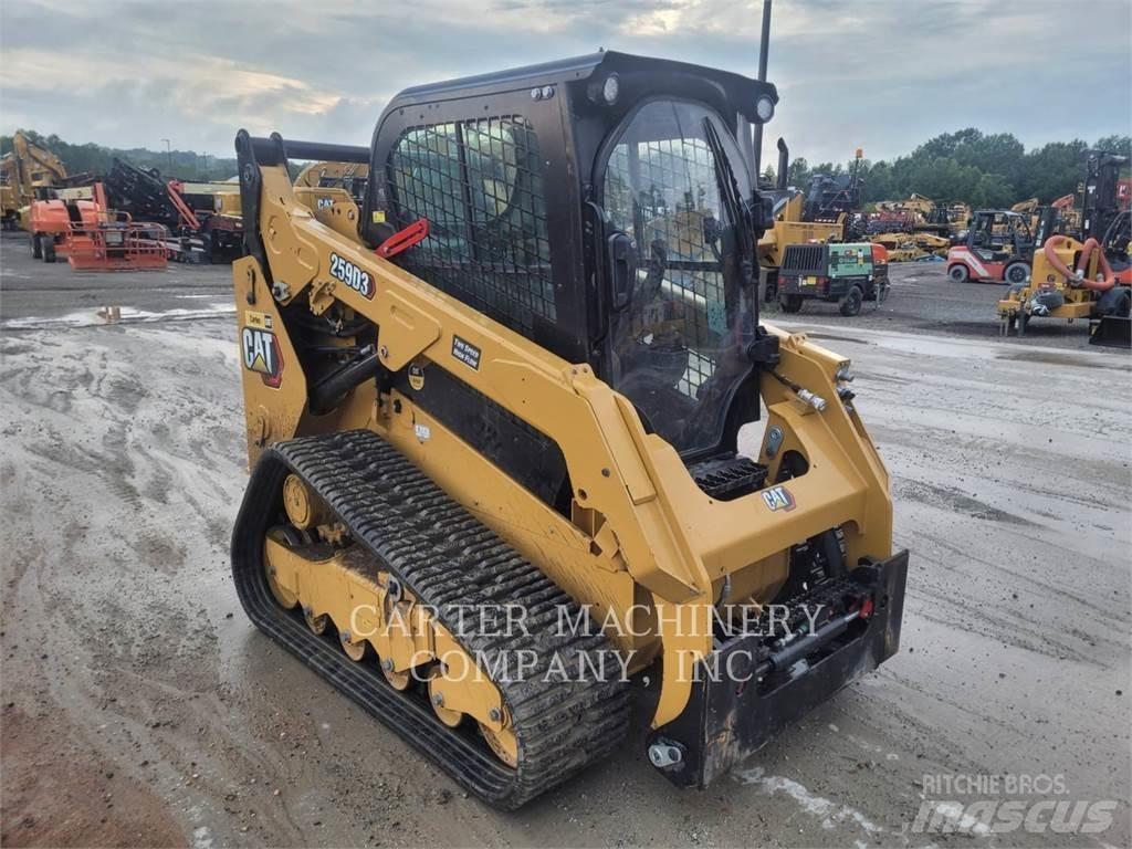CAT 259D3 Krautuvai su šoniniu pasukimu