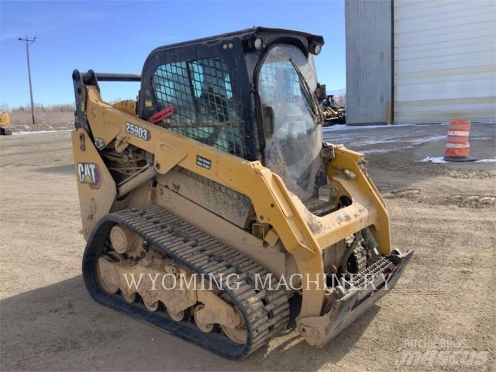 CAT 259D3 Krautuvai su šoniniu pasukimu