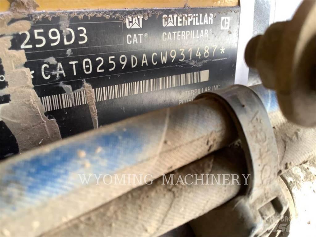 CAT 259D3 Krautuvai su šoniniu pasukimu