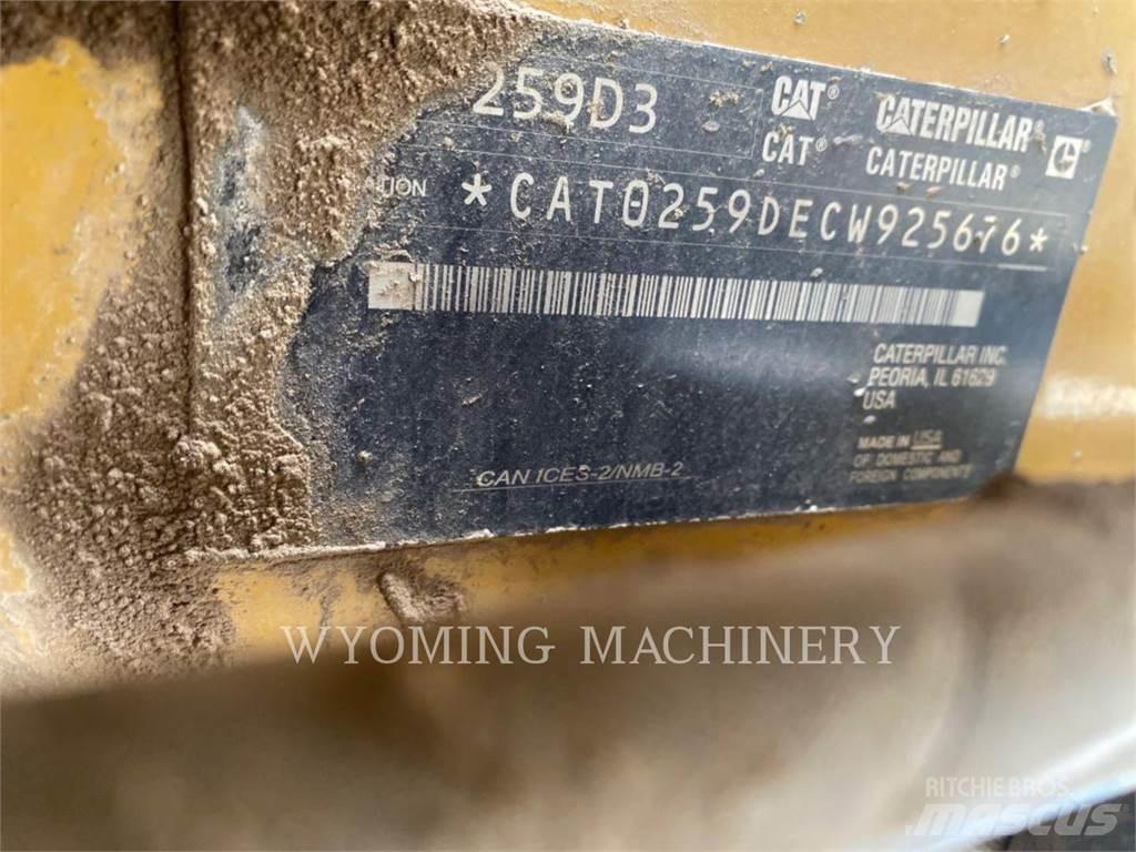 CAT 259D3 Krautuvai su šoniniu pasukimu