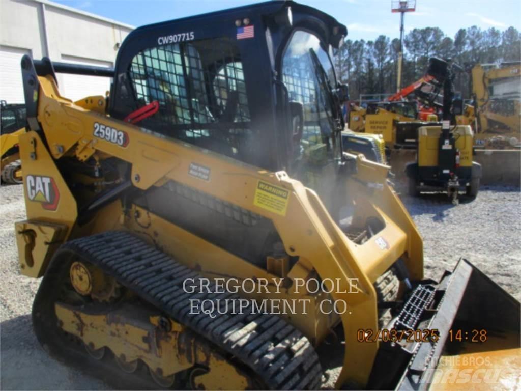 CAT 259D3 Vikšriniai krautuvai