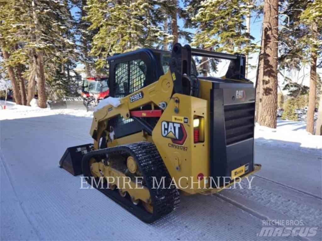 CAT 259D3 Krautuvai su šoniniu pasukimu