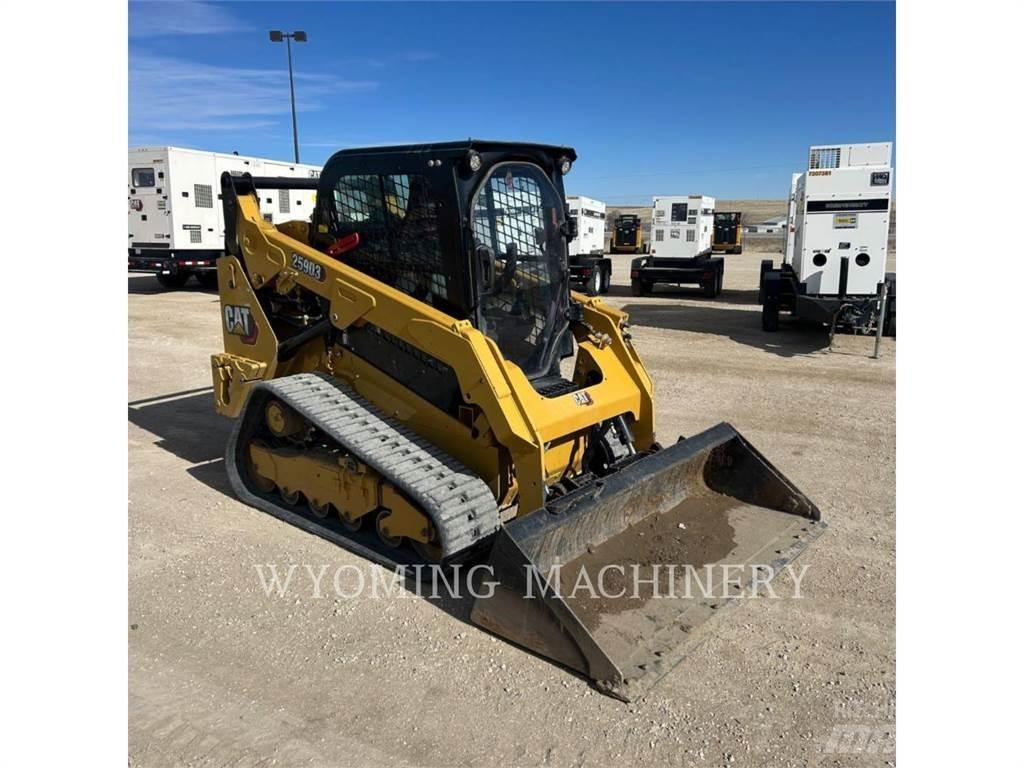 CAT 259D3 Krautuvai su šoniniu pasukimu