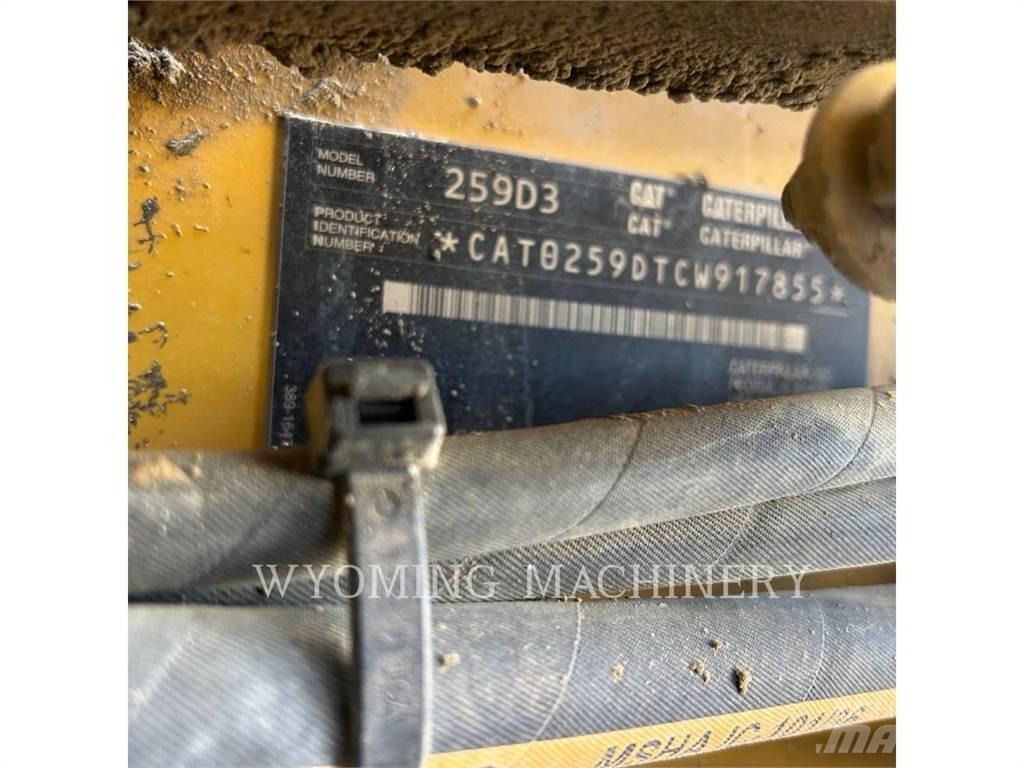 CAT 259D3 Krautuvai su šoniniu pasukimu