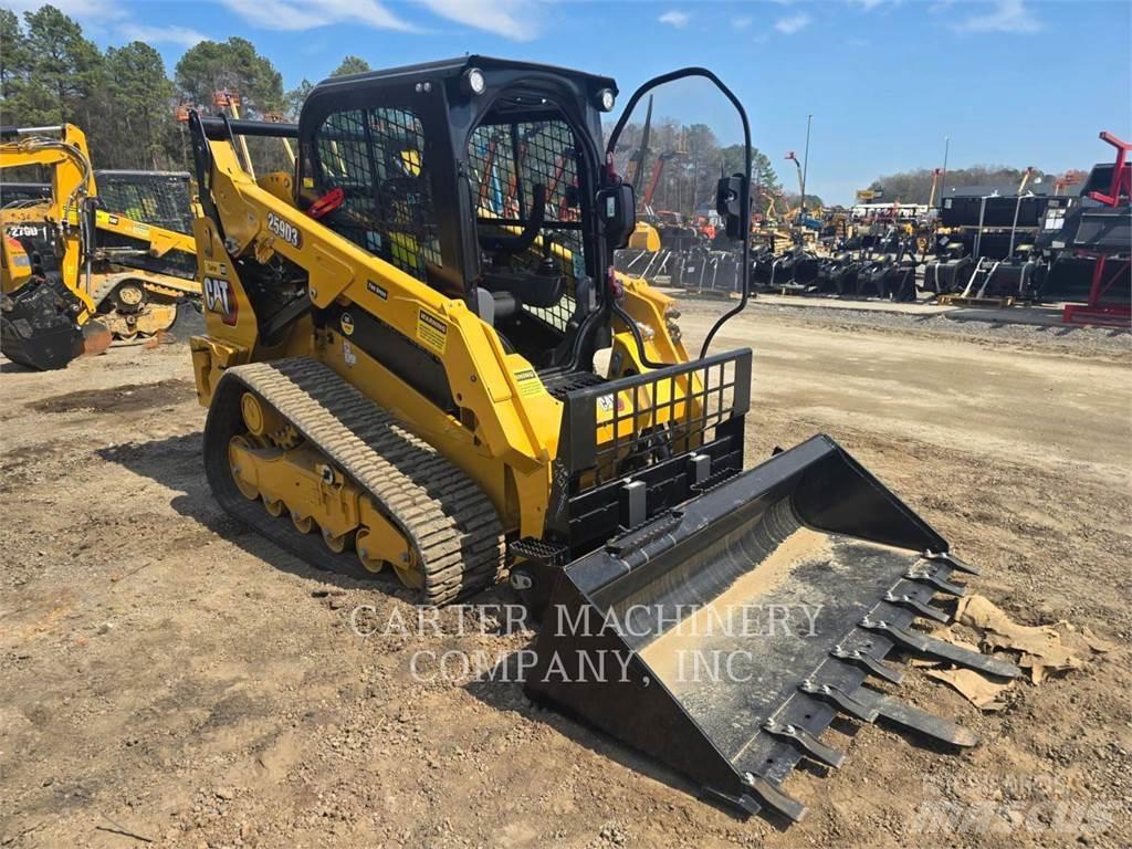 CAT 259D3 Krautuvai su šoniniu pasukimu