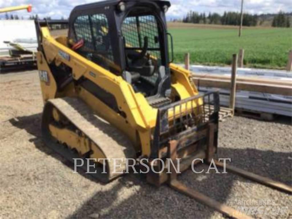 CAT 259D3 Krautuvai su šoniniu pasukimu