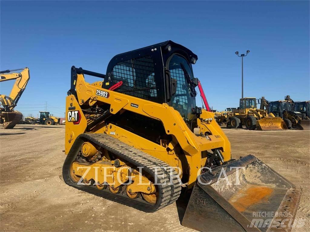 CAT 259D3 Vikšriniai krautuvai