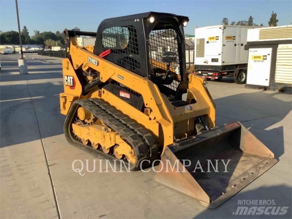 CAT 259D3 Krautuvai su šoniniu pasukimu