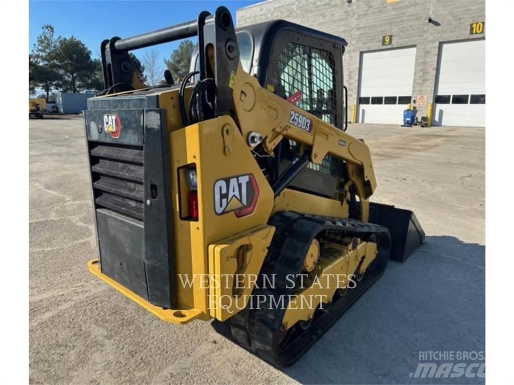CAT 259D3 Krautuvai su šoniniu pasukimu