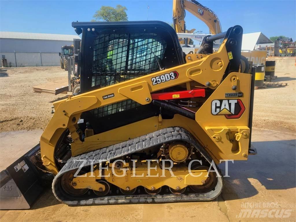 CAT 259D3 Vikšriniai krautuvai