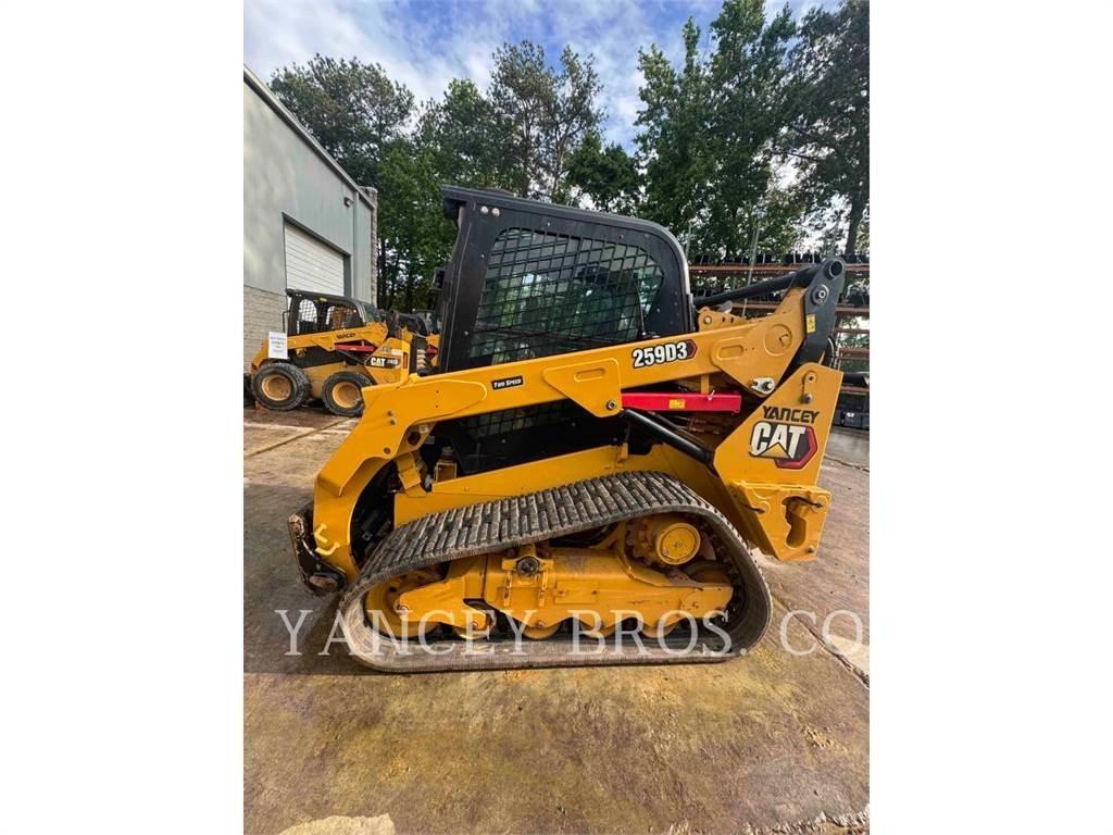 CAT 259D3 Krautuvai su šoniniu pasukimu