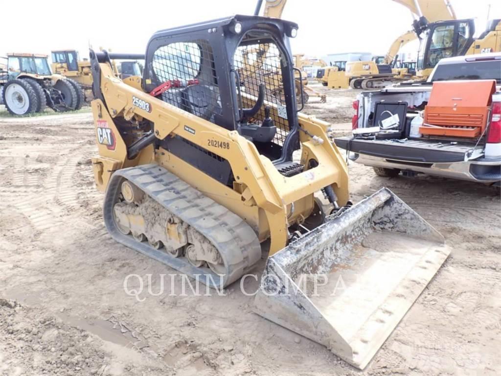 CAT 259D3 Krautuvai su šoniniu pasukimu