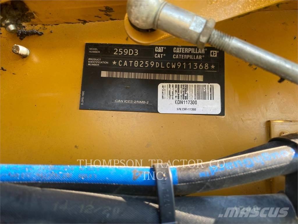 CAT 259D3 Vikšriniai krautuvai