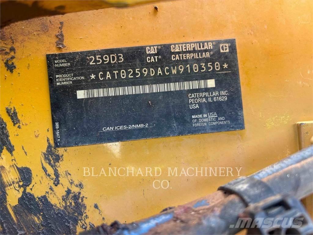 CAT 259D3 Vikšriniai krautuvai
