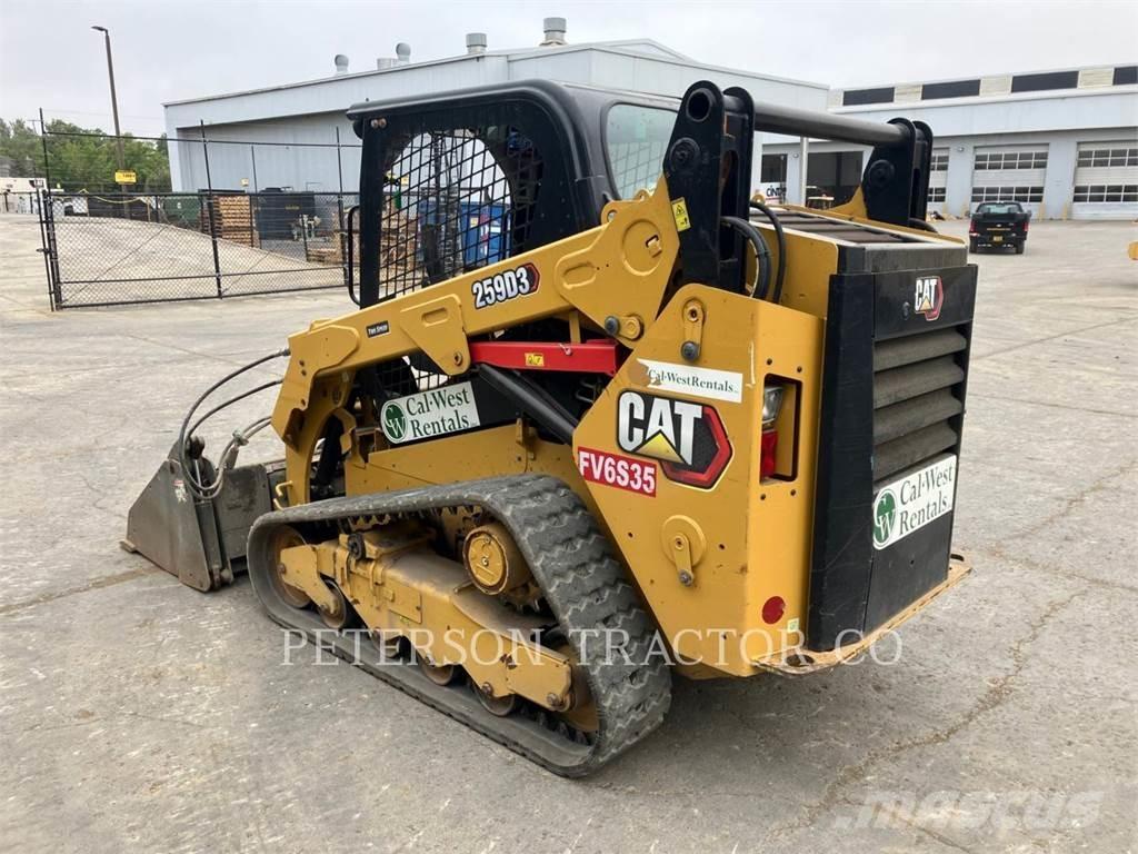 CAT 259D3 Krautuvai su šoniniu pasukimu
