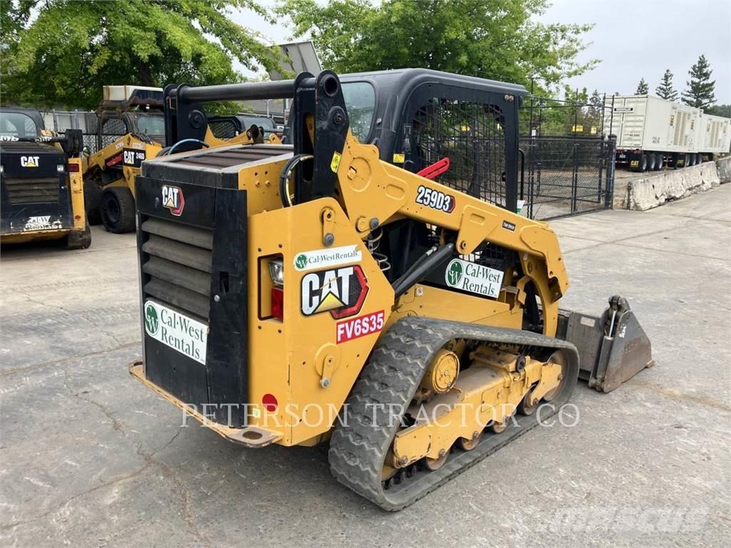 CAT 259D3 Krautuvai su šoniniu pasukimu