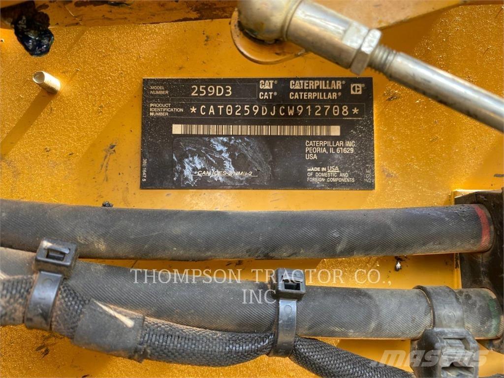 CAT 259D3 Vikšriniai krautuvai