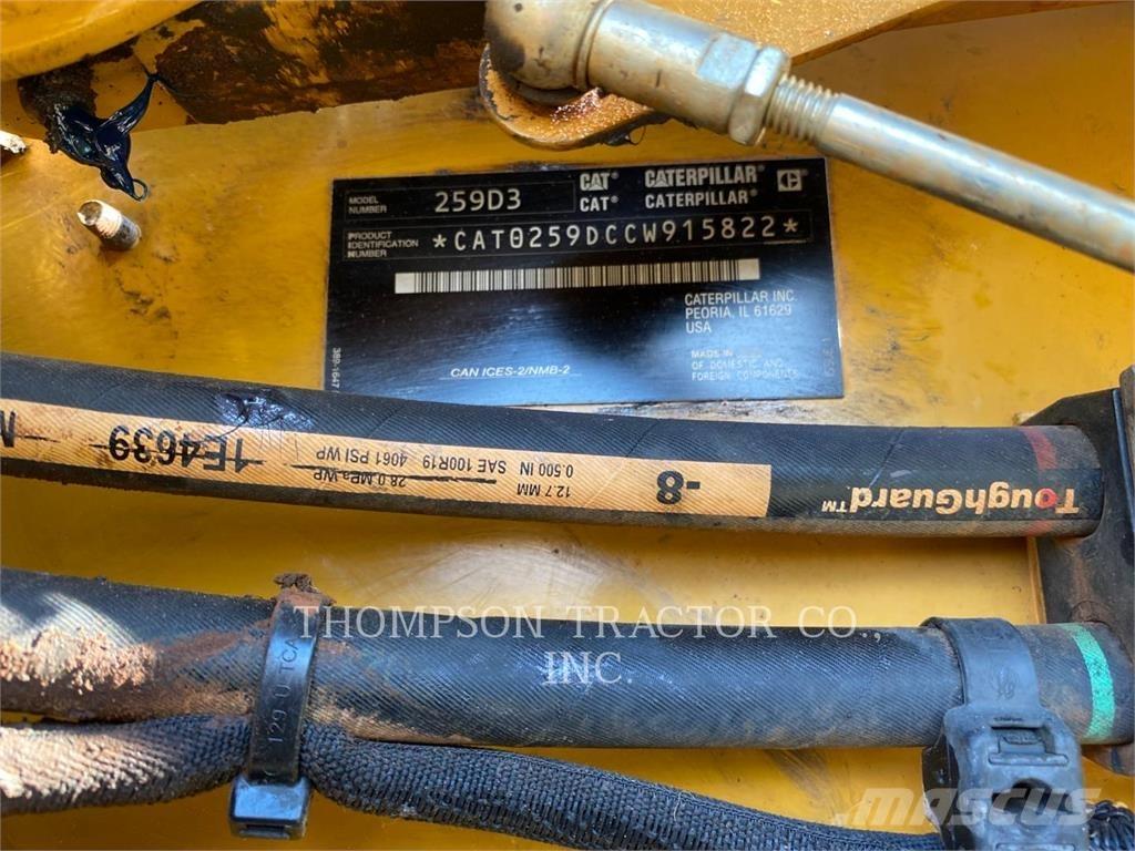 CAT 259D3 Vikšriniai krautuvai