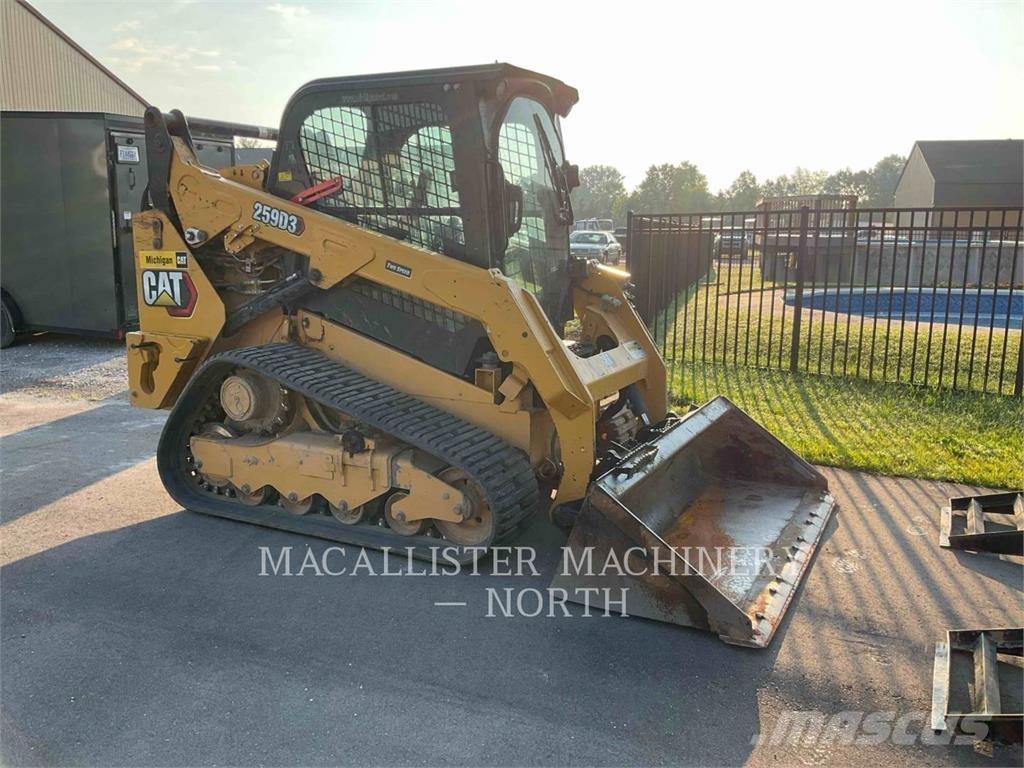 CAT 259D3 Vikšriniai krautuvai