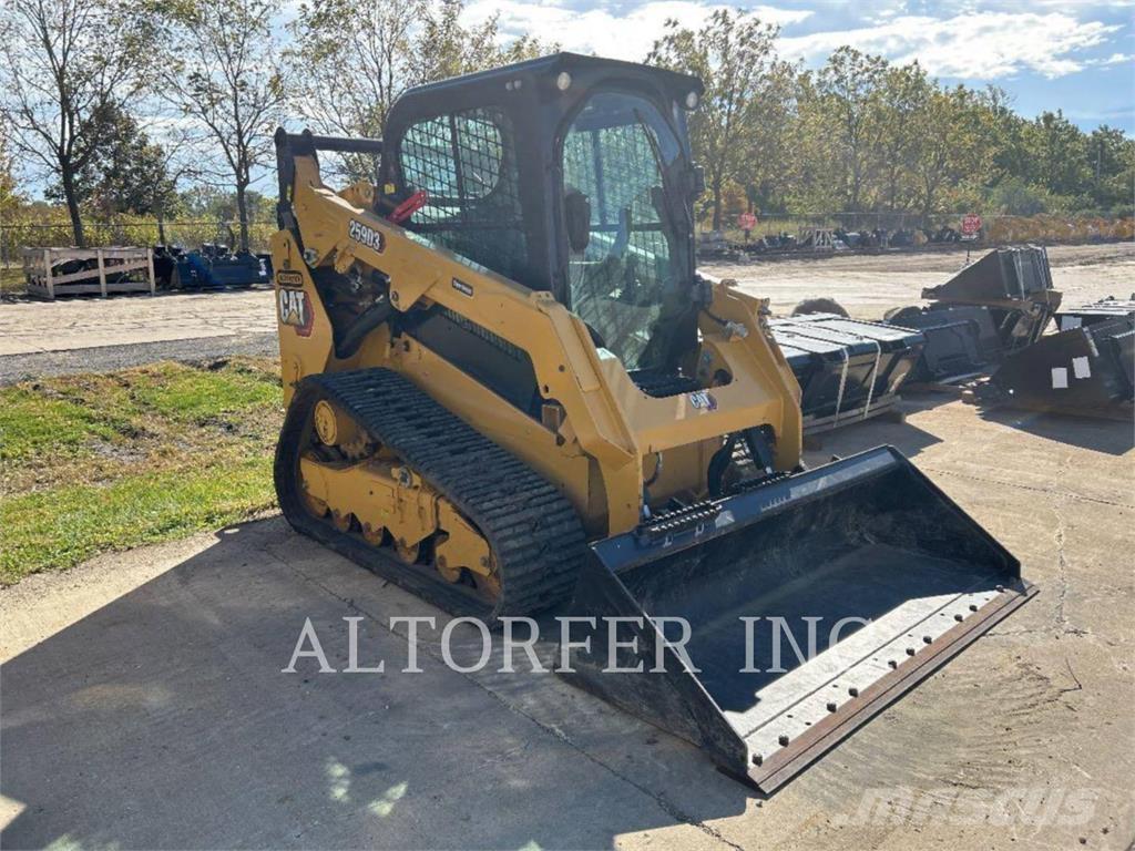 CAT 259D3 Krautuvai su šoniniu pasukimu