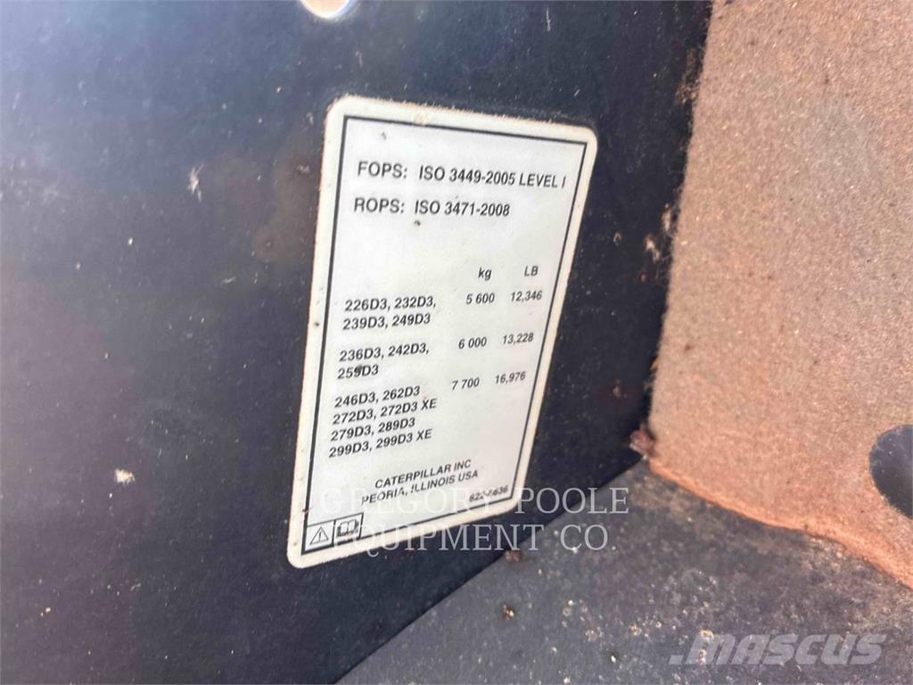 CAT 259D3 Vikšriniai krautuvai