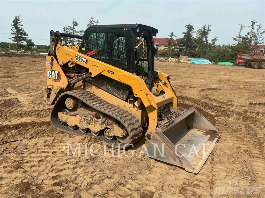 CAT 259D3 AQ Krautuvai su šoniniu pasukimu