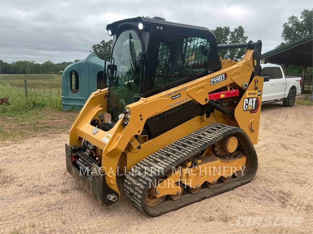CAT 259D3 AQB Krautuvai su šoniniu pasukimu