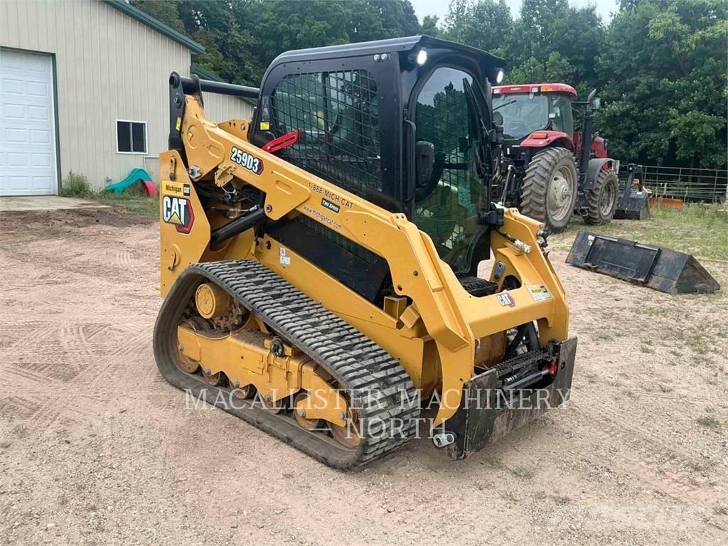 CAT 259D3 AQB Krautuvai su šoniniu pasukimu