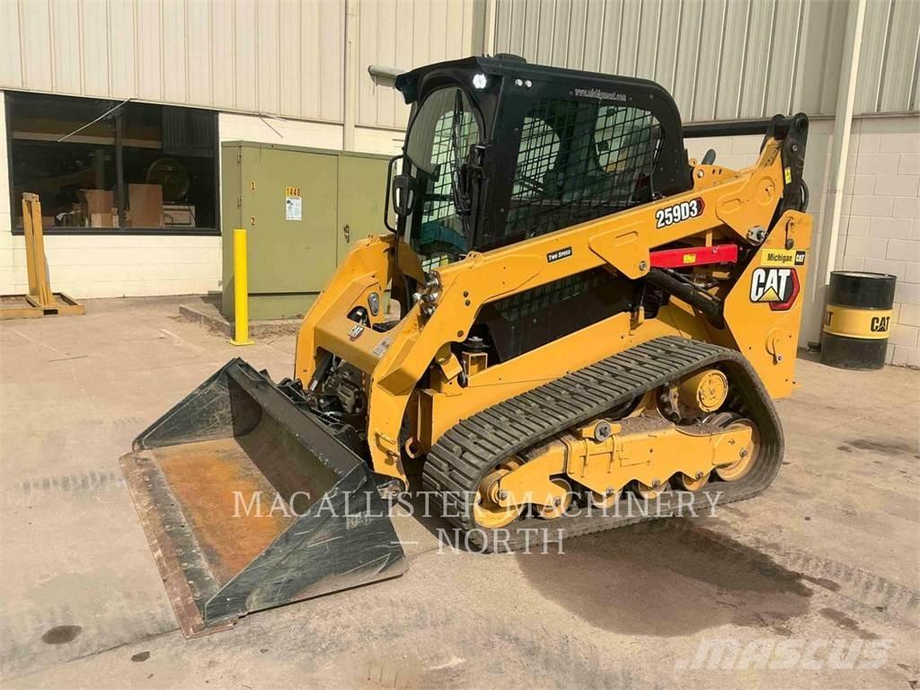 CAT 259D3 AQB Krautuvai su šoniniu pasukimu