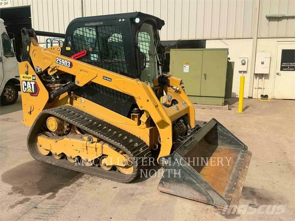CAT 259D3 AQB Krautuvai su šoniniu pasukimu