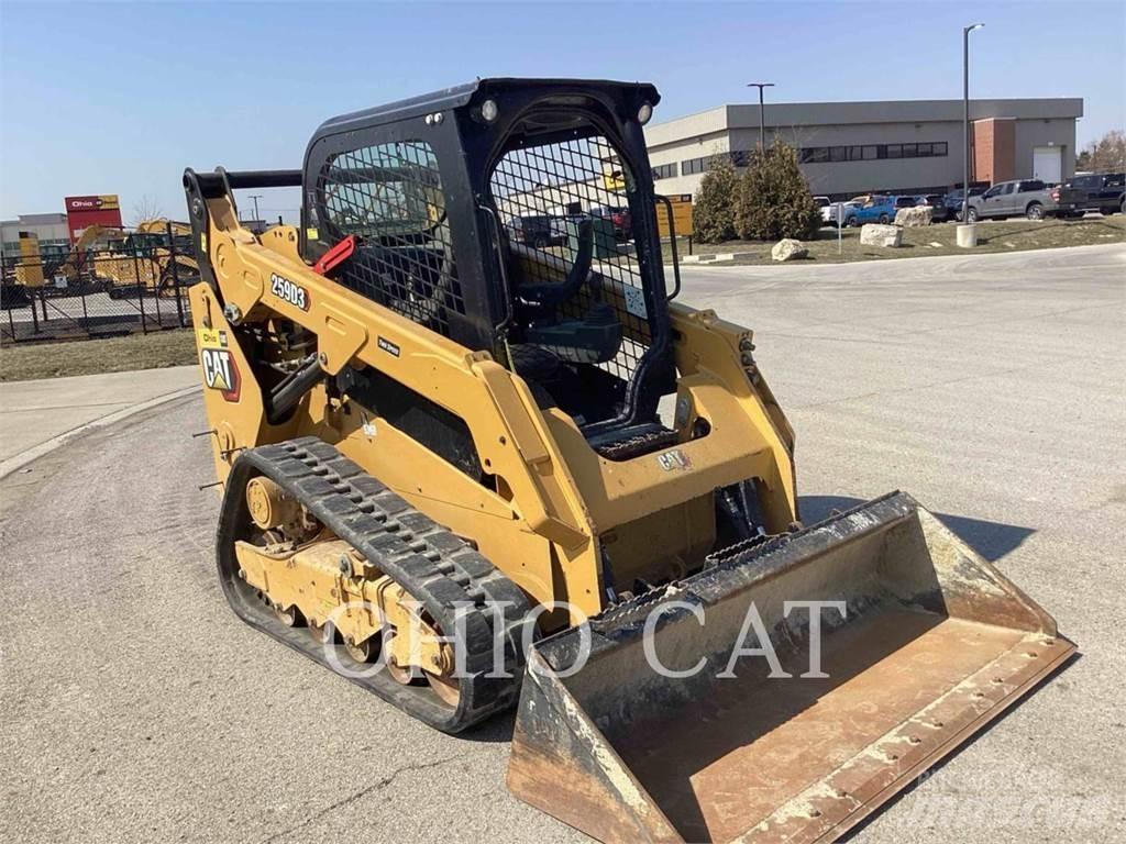 CAT 259D3 C1H1 Krautuvai su šoniniu pasukimu