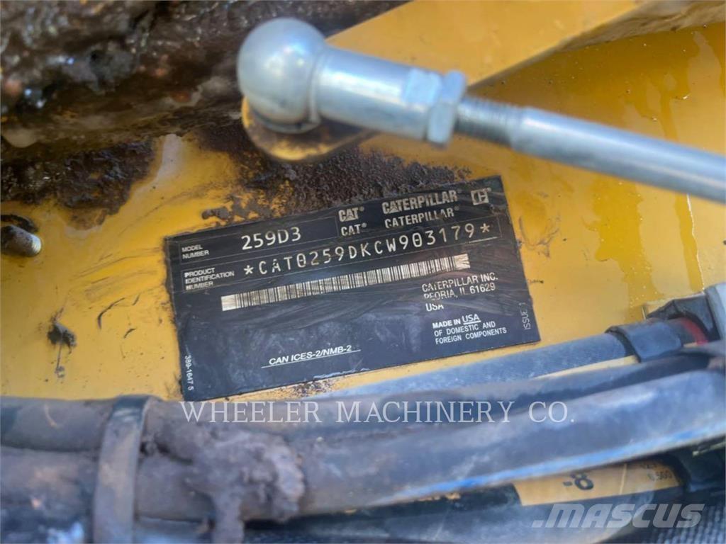 CAT 259D3 C3H2 Vikšriniai krautuvai