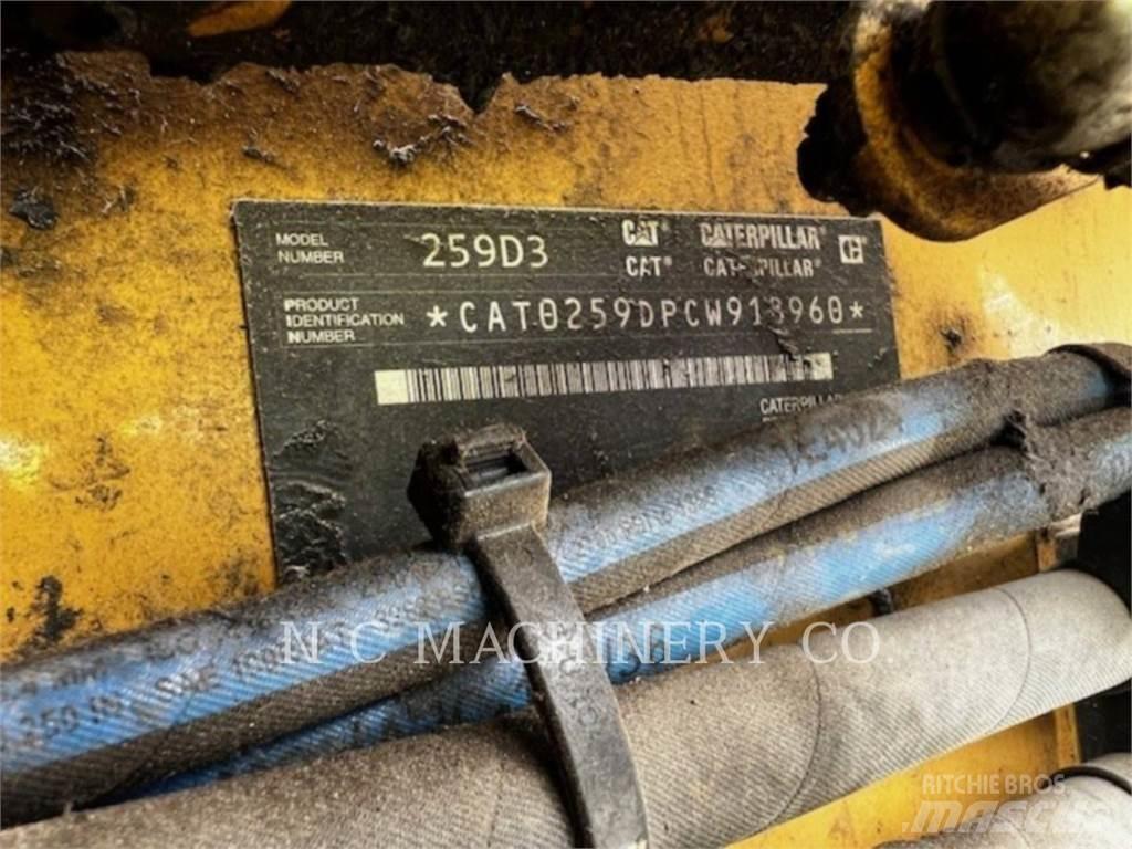 CAT 259D3 H2CB Krautuvai su šoniniu pasukimu