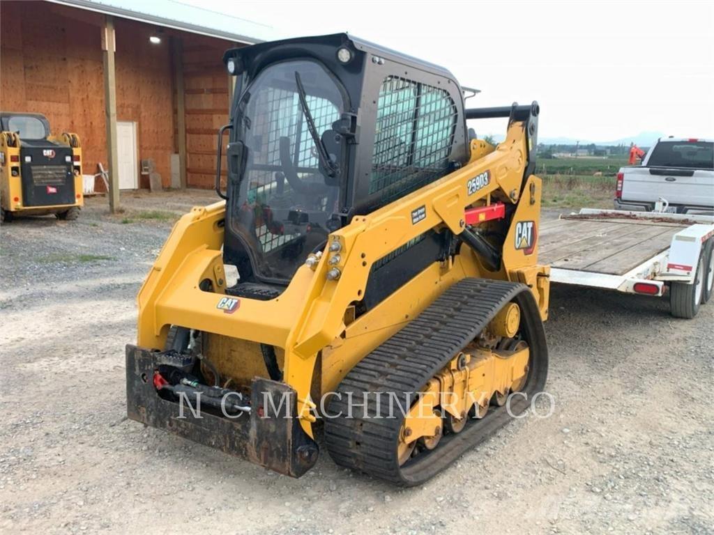 CAT 259D3 H3CB Krautuvai su šoniniu pasukimu