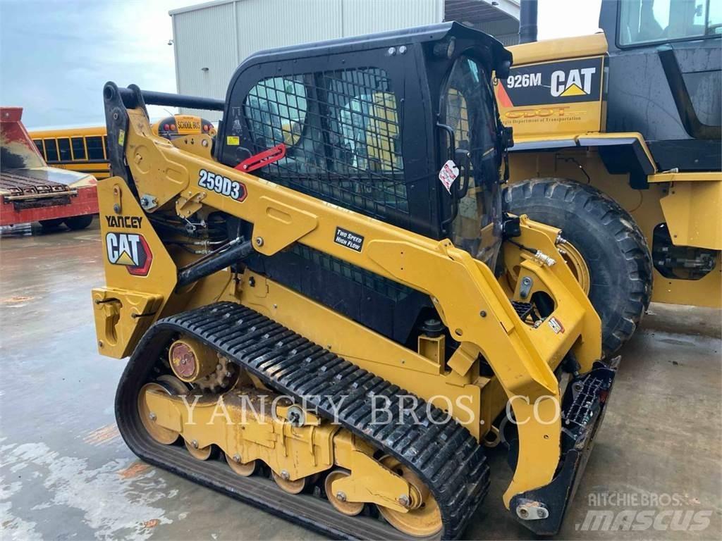 CAT 259D3 HF Krautuvai su šoniniu pasukimu