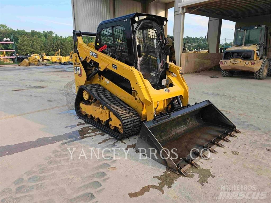 CAT 259D3 HF Krautuvai su šoniniu pasukimu