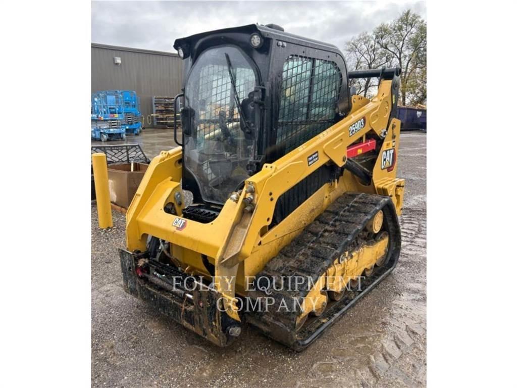CAT 259D3HF2C Krautuvai su šoniniu pasukimu