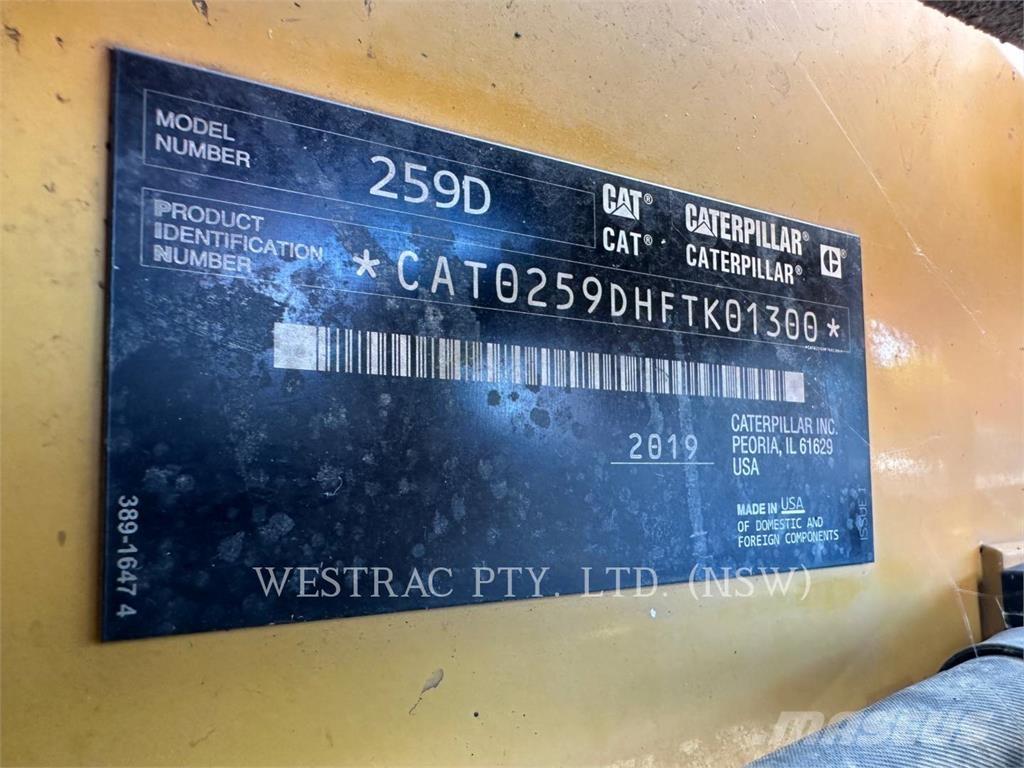 CAT 259DLRC Vikšriniai krautuvai