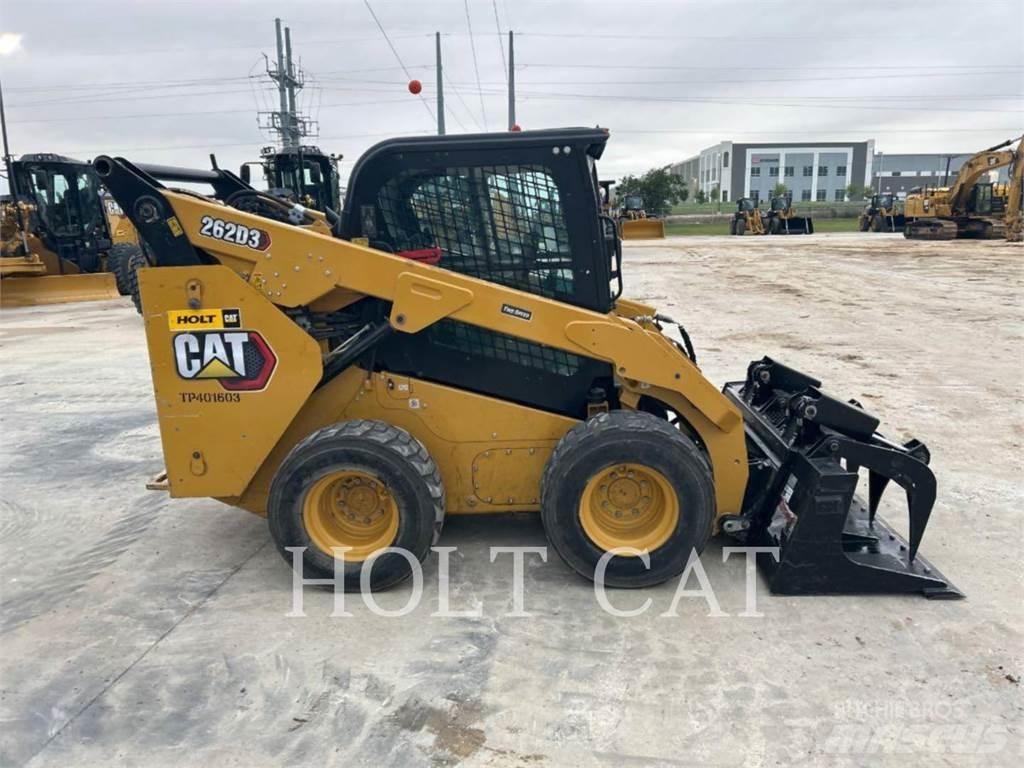 CAT 262D CAB Naudoti ratiniai krautuvai