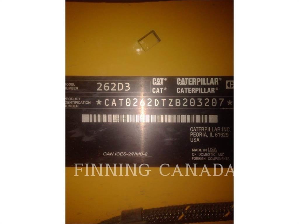 CAT 262D3 Krautuvai su šoniniu pasukimu