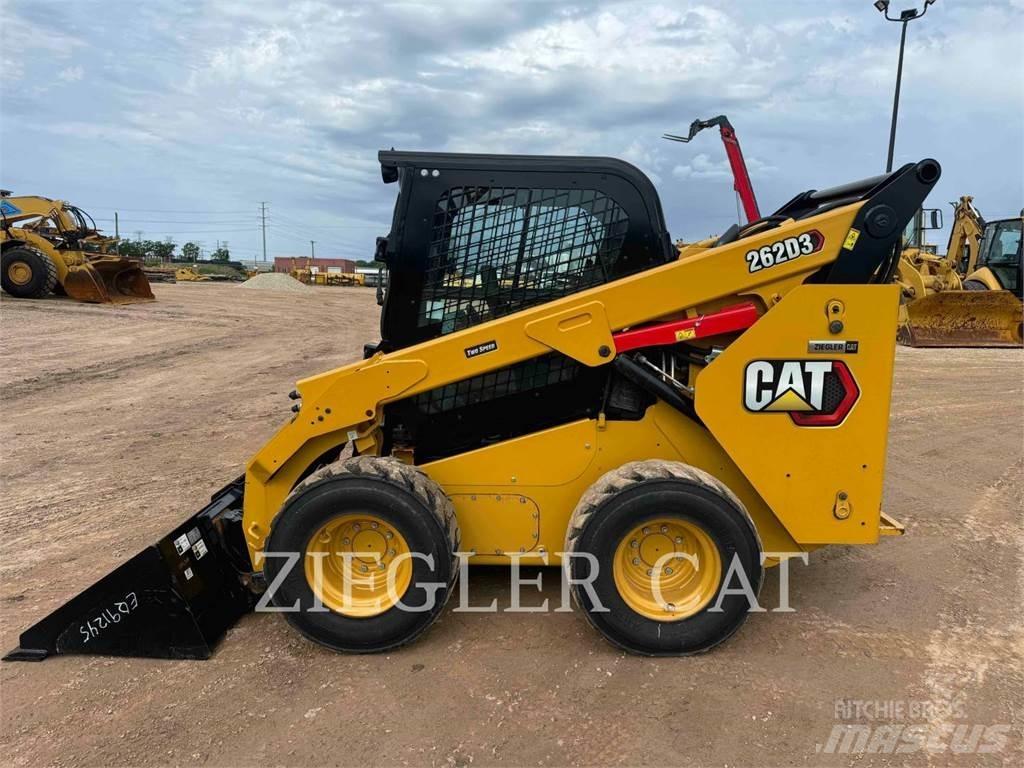 CAT 262D3 Krautuvai su šoniniu pasukimu