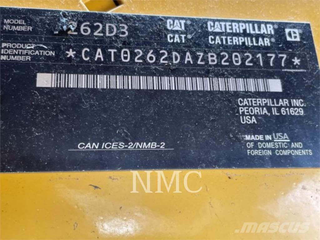 CAT 262D3 Krautuvai su šoniniu pasukimu