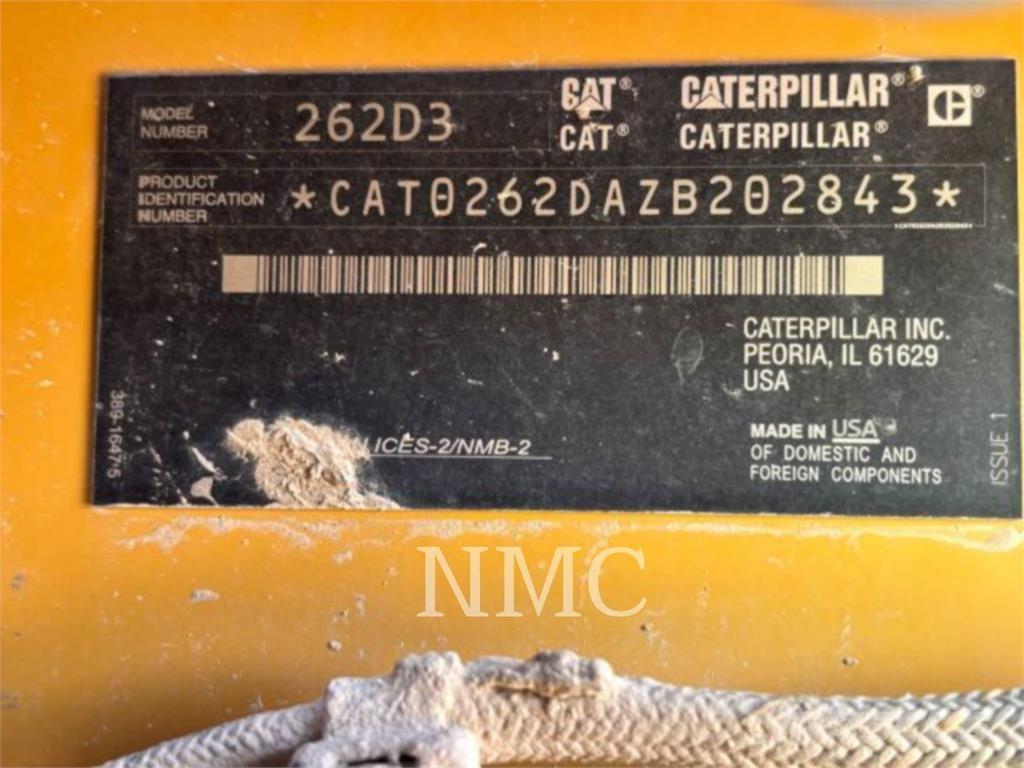 CAT 262D3 Krautuvai su šoniniu pasukimu