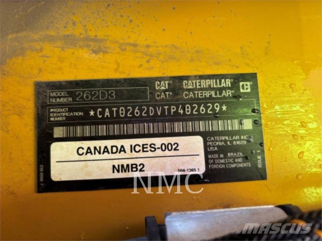 CAT 262D3 Krautuvai su šoniniu pasukimu