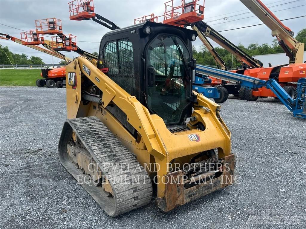 CAT 279D Krautuvai su šoniniu pasukimu