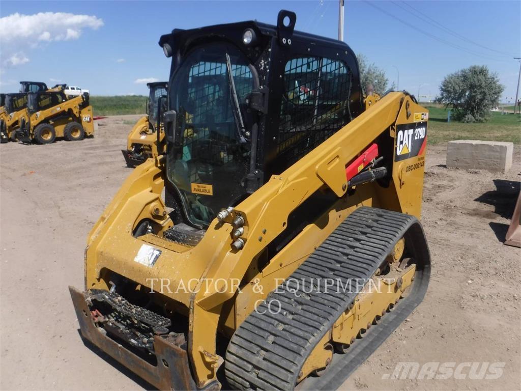CAT 279D Krautuvai su šoniniu pasukimu