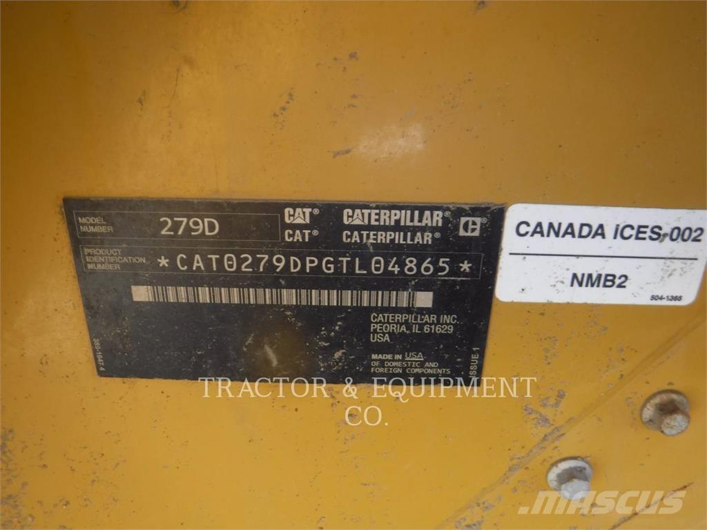 CAT 279D Krautuvai su šoniniu pasukimu