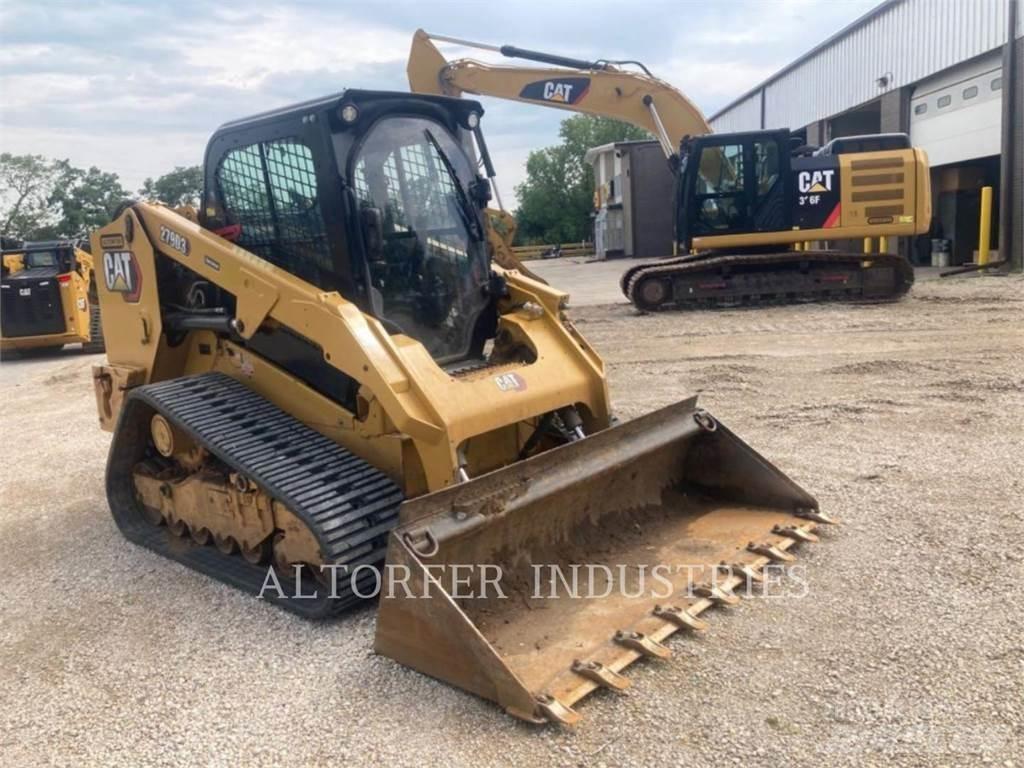 CAT 279D3 Krautuvai su šoniniu pasukimu